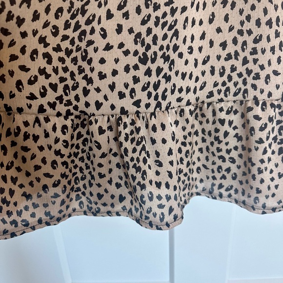 Cupshe Leopard Print Maxi Dress - Tan and Black - Picture 4 of 9